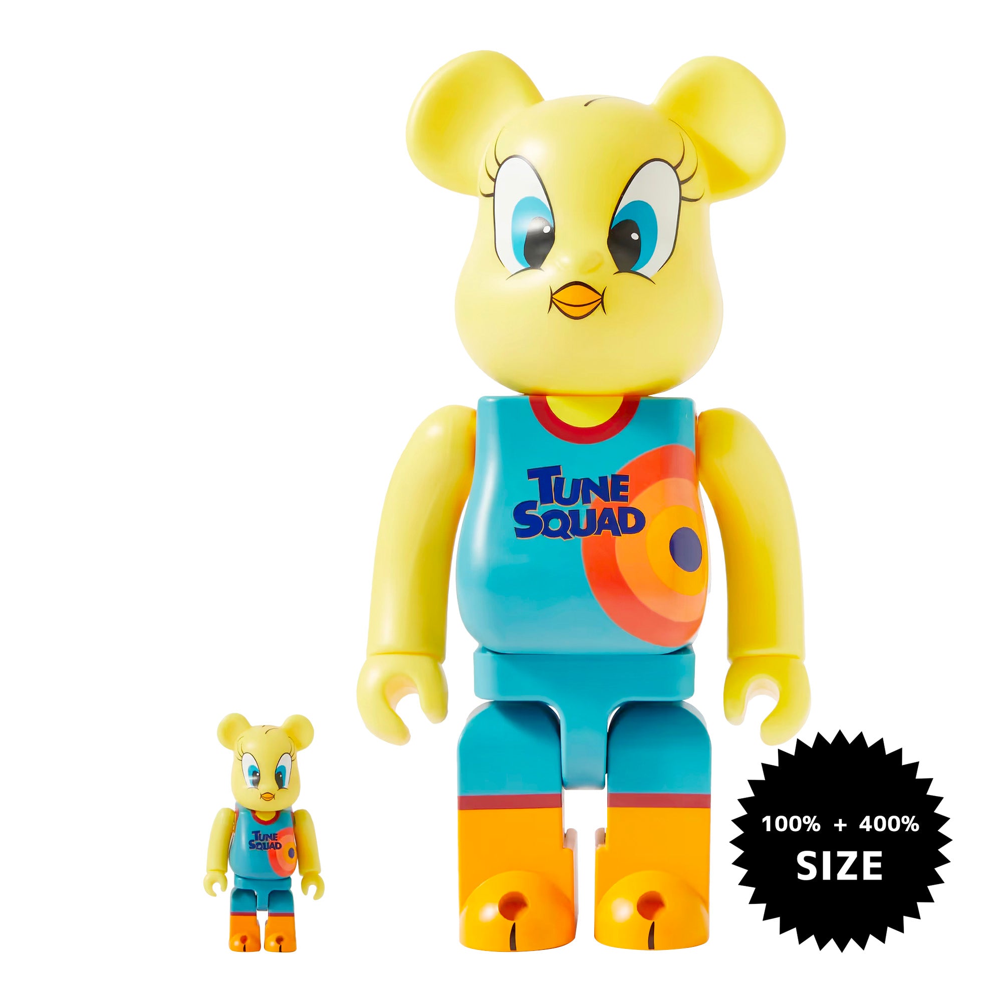 MEDICOM TOY: BE@RBRICK - Tweety Space Jam 100% & 400