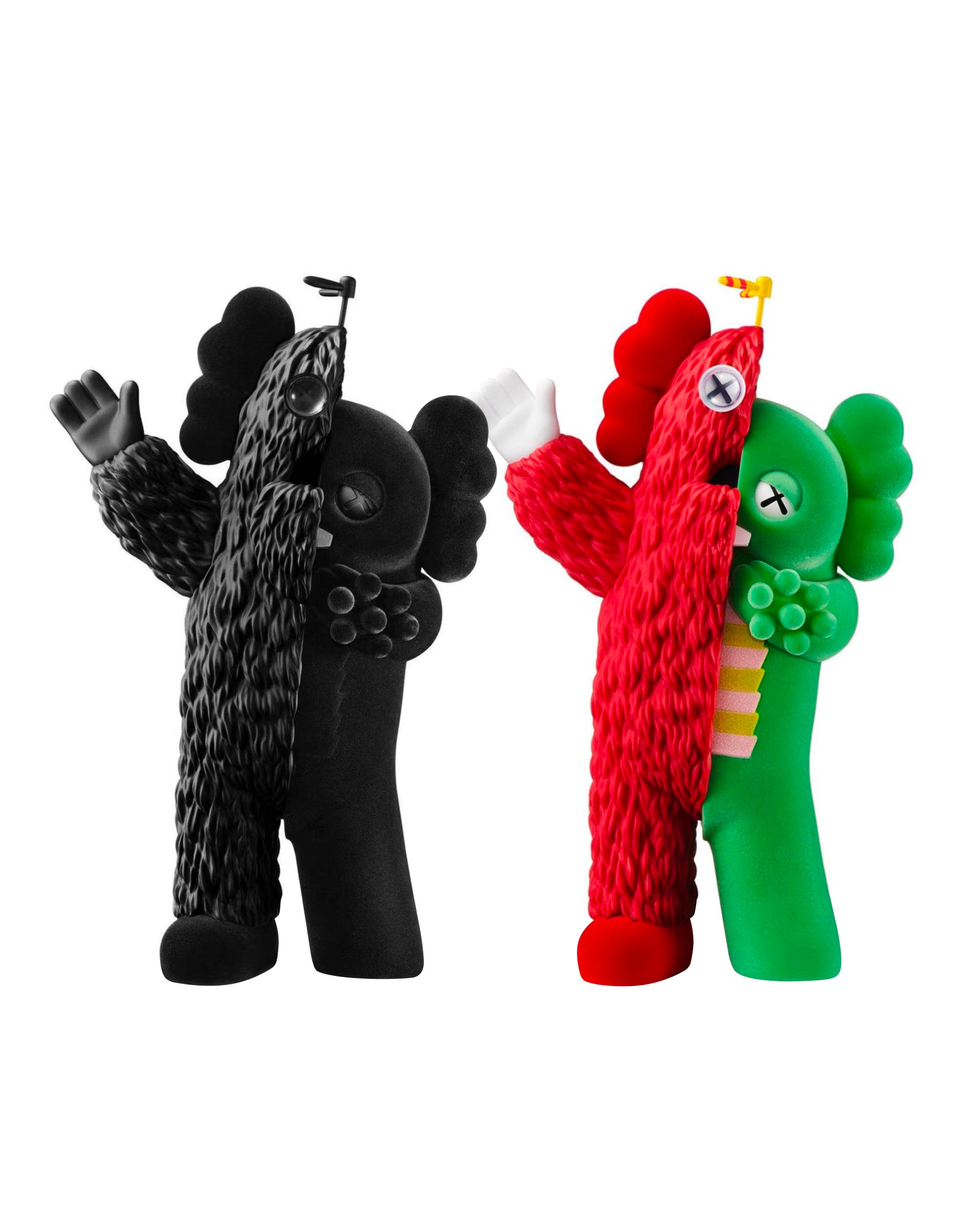 KAWS - Kachamukku Green/Red u0026 Black Set of 2