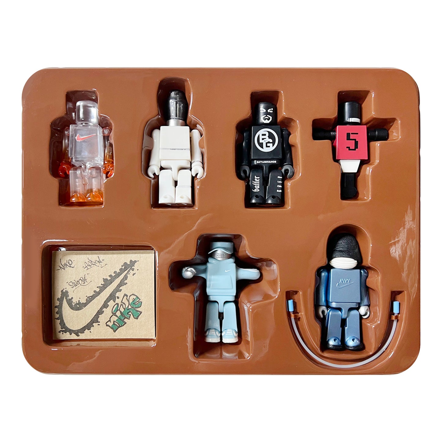 MEDICOM TOY x Nike Design: Kubrick Generation 1 Set 3A Collectible Figures