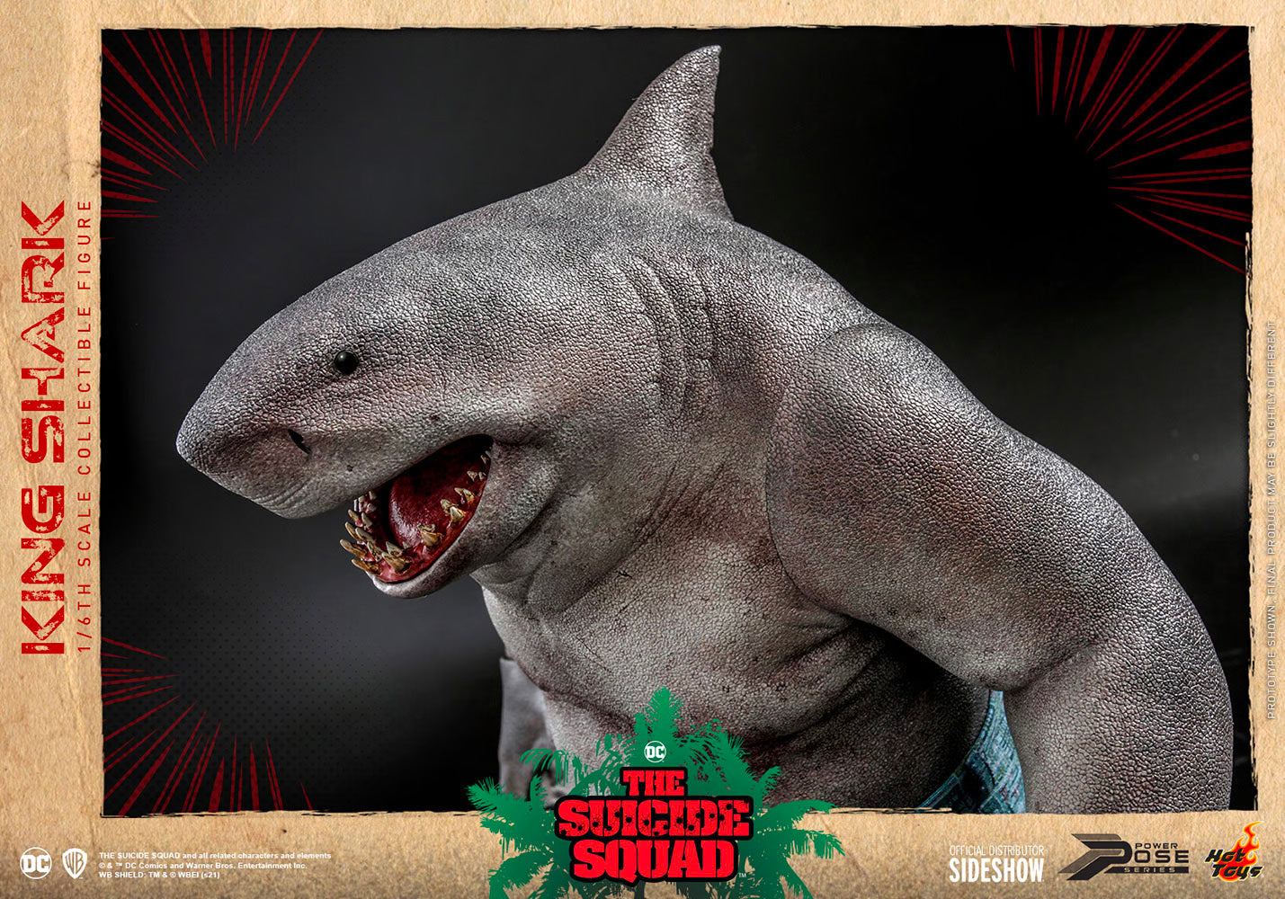 Hot Toys x Sideshow Collectibles: DC - The Suicide Squad - King Shark Sixth Scale Figure