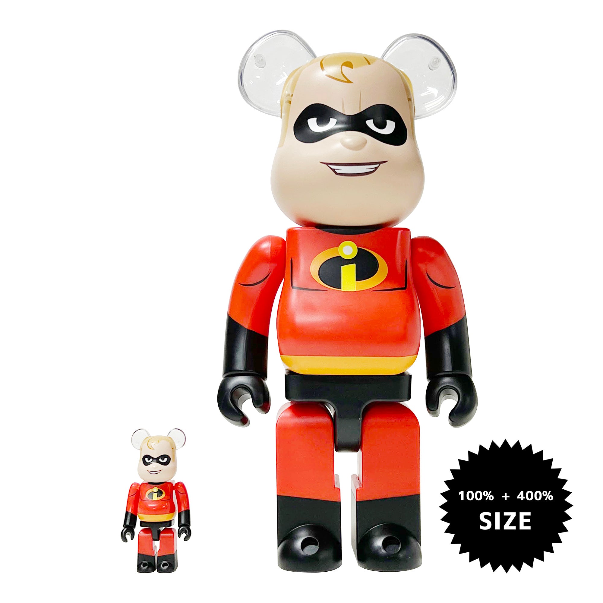 MEDICOM TOY: BE@RBRICK - Mr. Incredible 100% & 400%