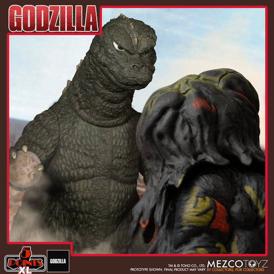 MEZCO TOYZ: 5 POINTS XL - Godzilla vs Hedorah (1971) Three Figure Boxed Set