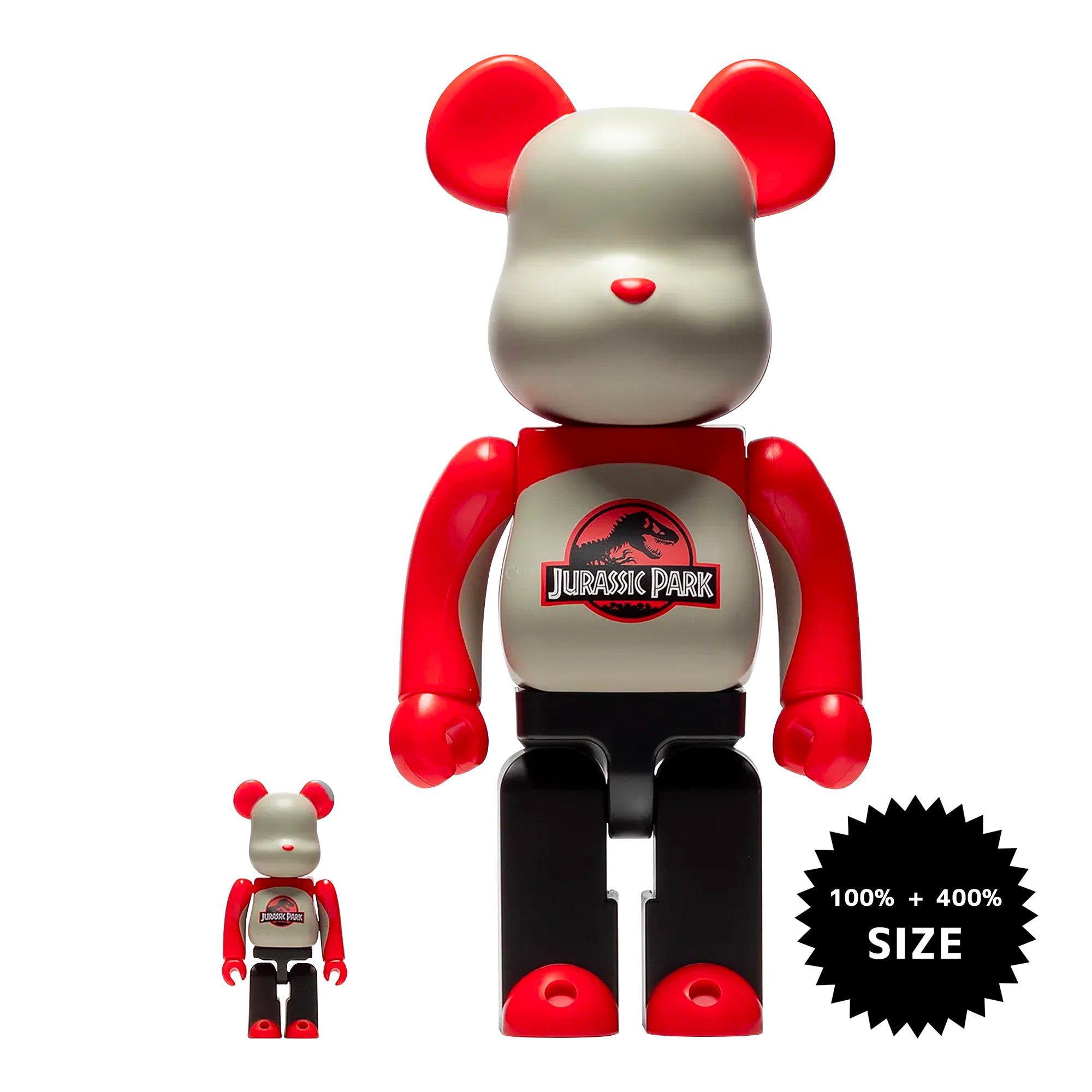 MEDICOM TOY: BE@RBRICK - Jurassic Park 100% & 400%