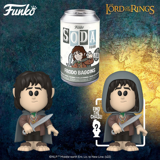 Funko Vinyl SODA: Lord of the Rings Frodo Baggins 9,500 Limited Edition (1 in 6 Chance at Chase)