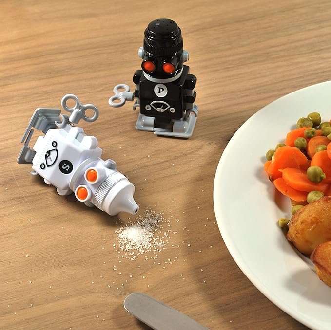 Suck UK Robots Salt & Pepper 'Bots Wind Up