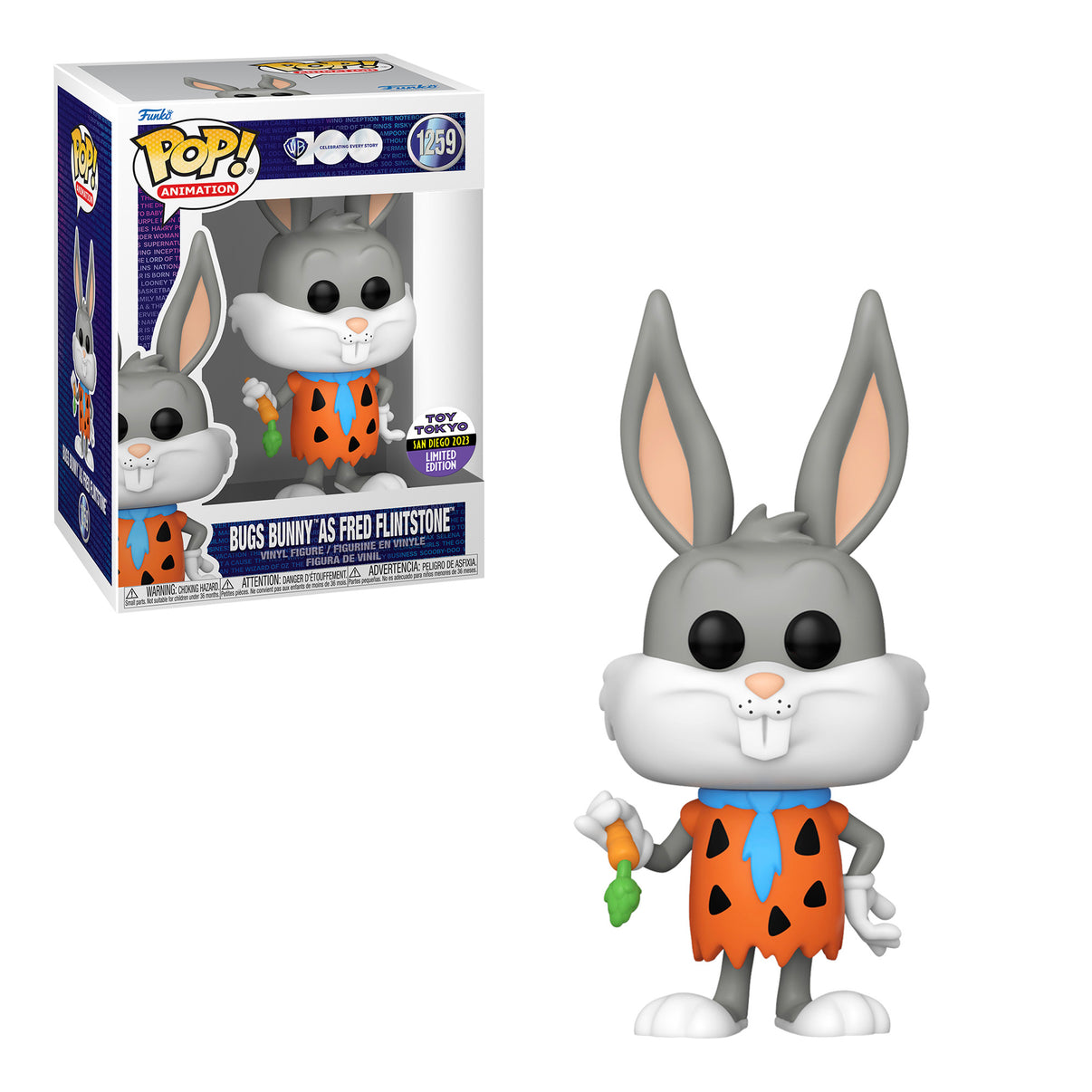 Funko Pop! Animation: Bugs Bunny as Fred Flintstone #1259 SDCC 2023 To ...