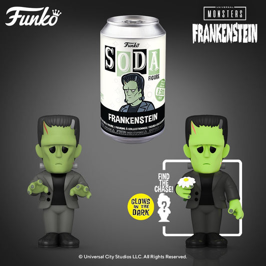 Funko Vinyl SODA: Frankenstein 8,600 Limited Edition (1 in 6 Chance at Chase)