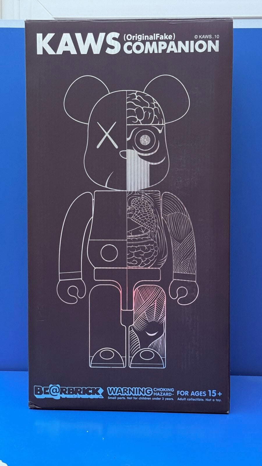 KAWS - BE@RBRICK Dissected Companion 1000% Grey, 2008