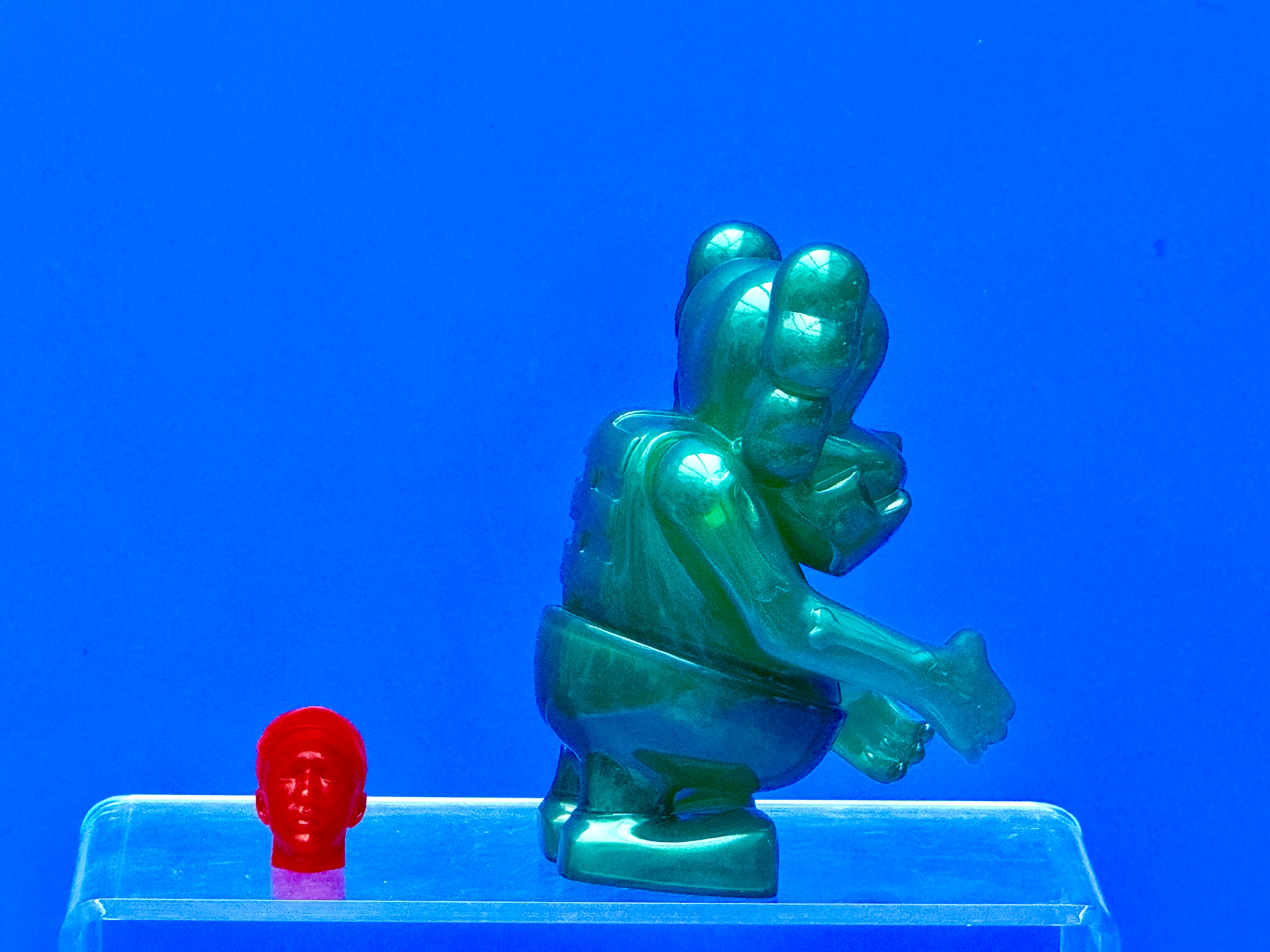 KAWS x Bounty Hunter - Skull Kun Green, 2006 – TOY TOKYO