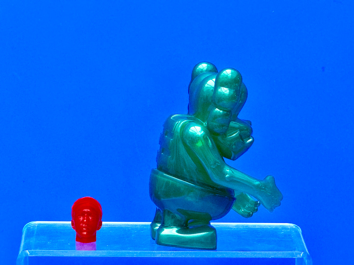 KAWS x Bounty Hunter - Skull Kun Green, 2006