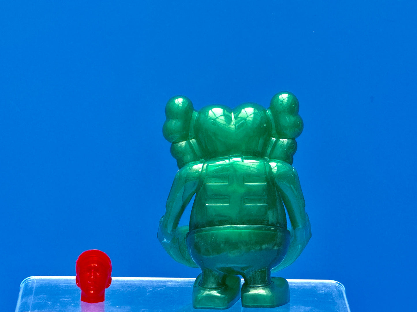 KAWS x Bounty Hunter - Skull Kun Green, 2006