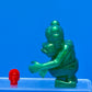 KAWS x Bounty Hunter - Skull Kun Green, 2006