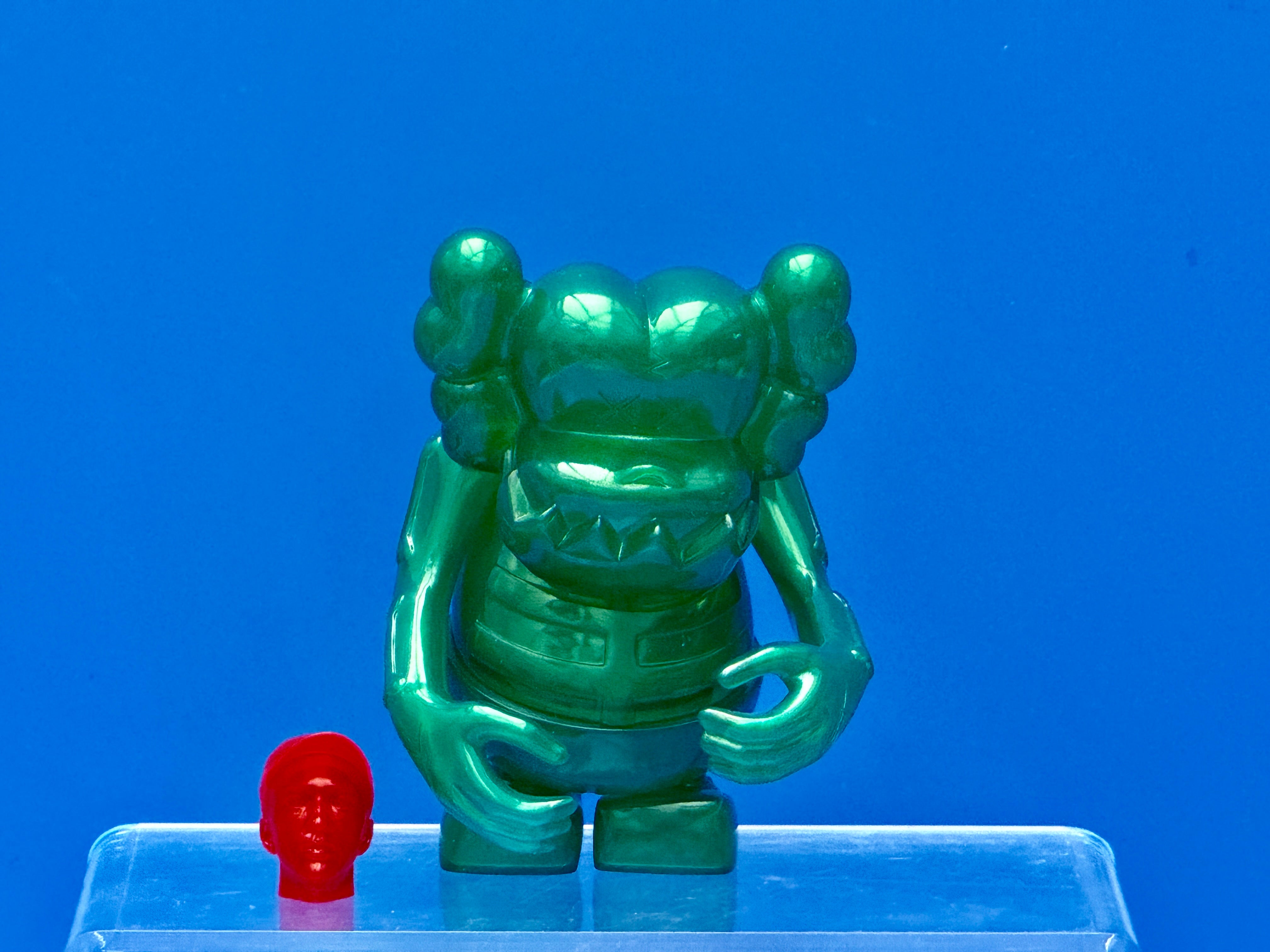 KAWS x Bounty Hunter - Skull Kun Green, 2006 – TOY TOKYO