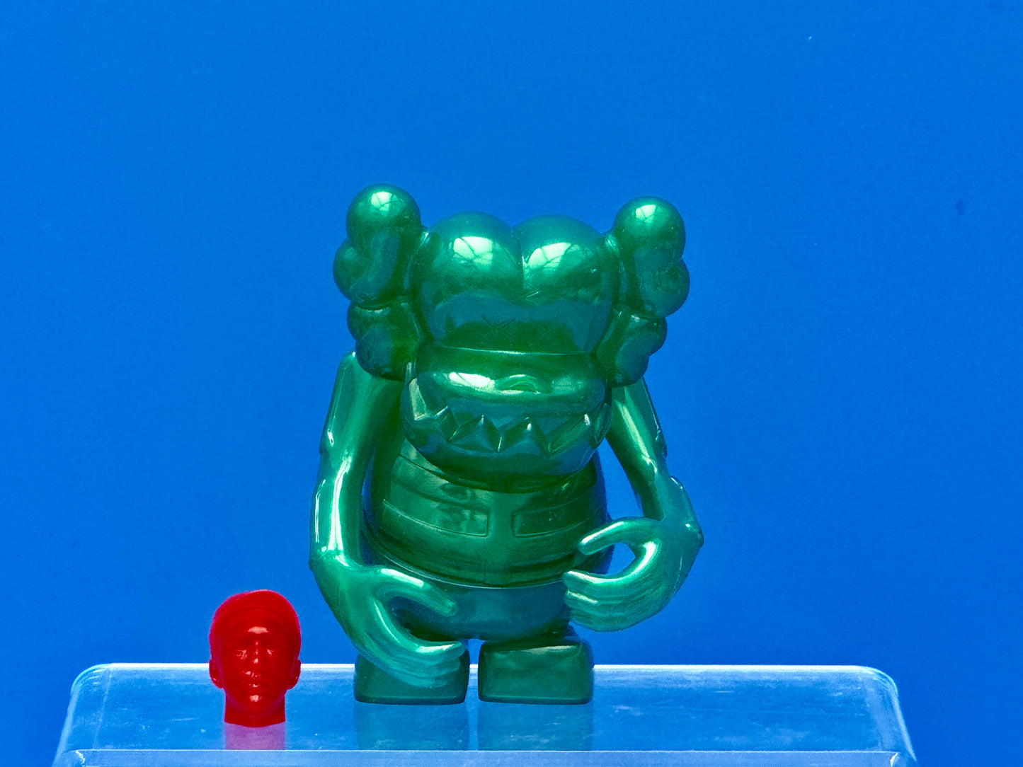 KAWS x Bounty Hunter - Skull Kun Green, 2006