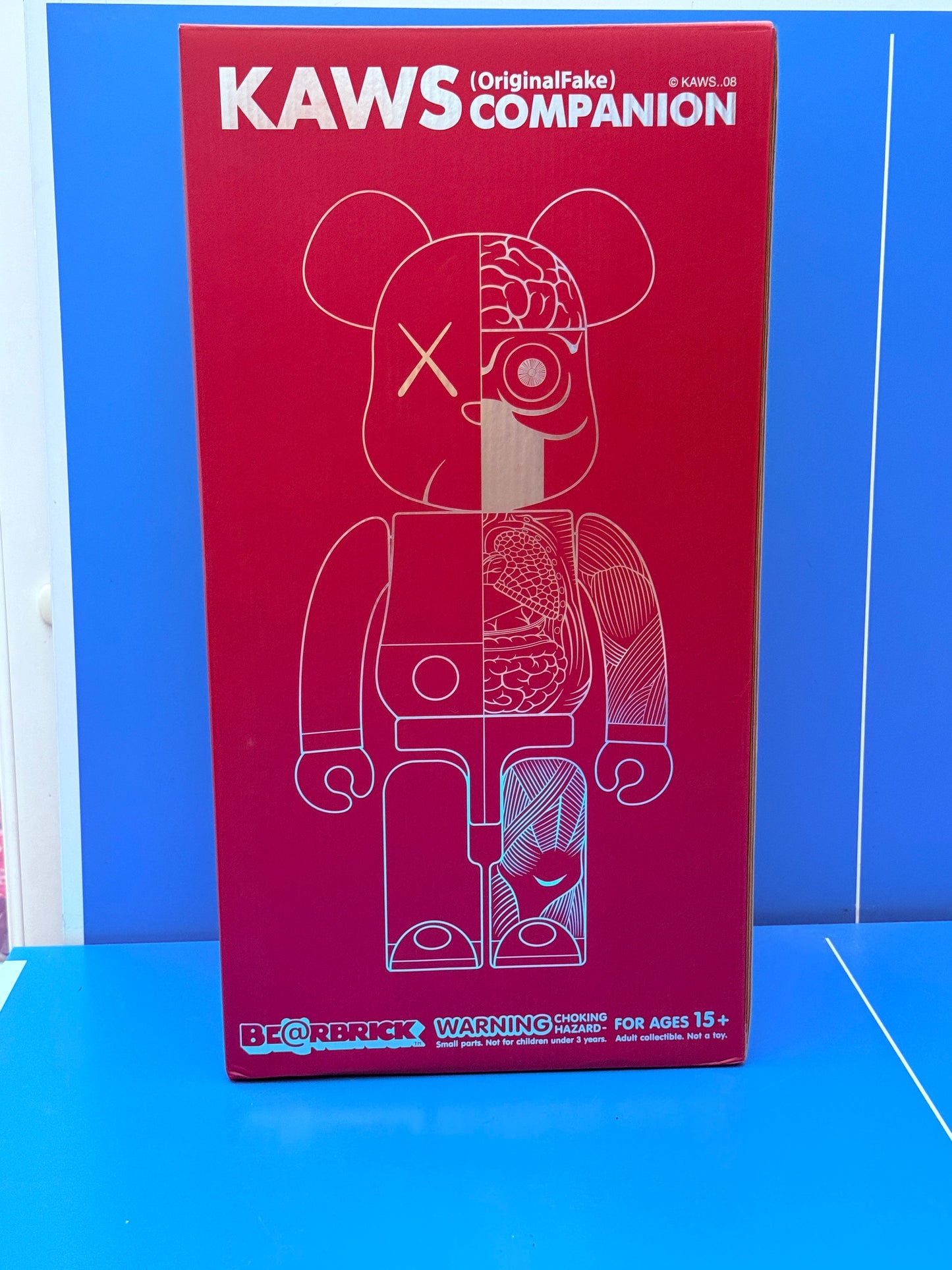KAWS - BE@RBRICK Dissected Companion 1000% Red, 2008