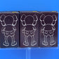 KAWS - Companion Hectic Set of 3, 1999