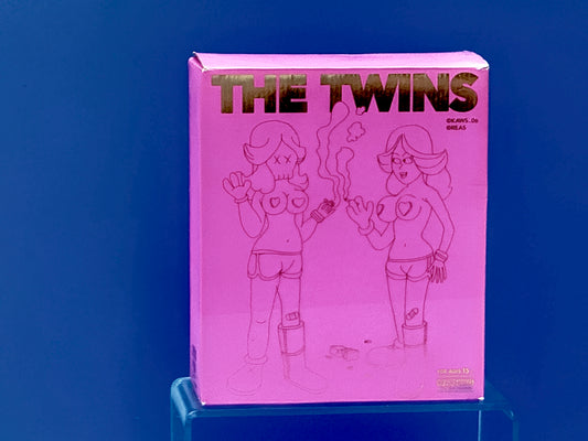 KAWS - Twins Pink Set of 2, 2006