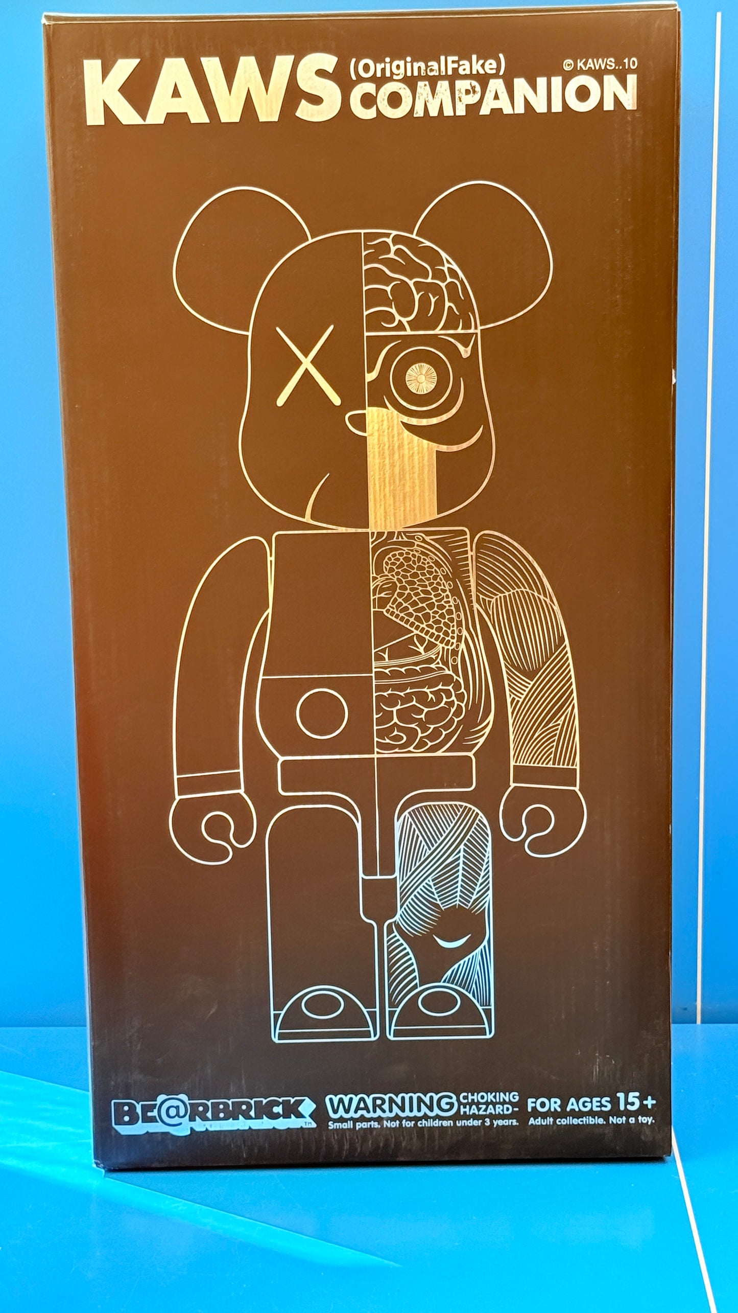 KAWS - BE@RBRICK Dissected Companion 1000% Black, 2008