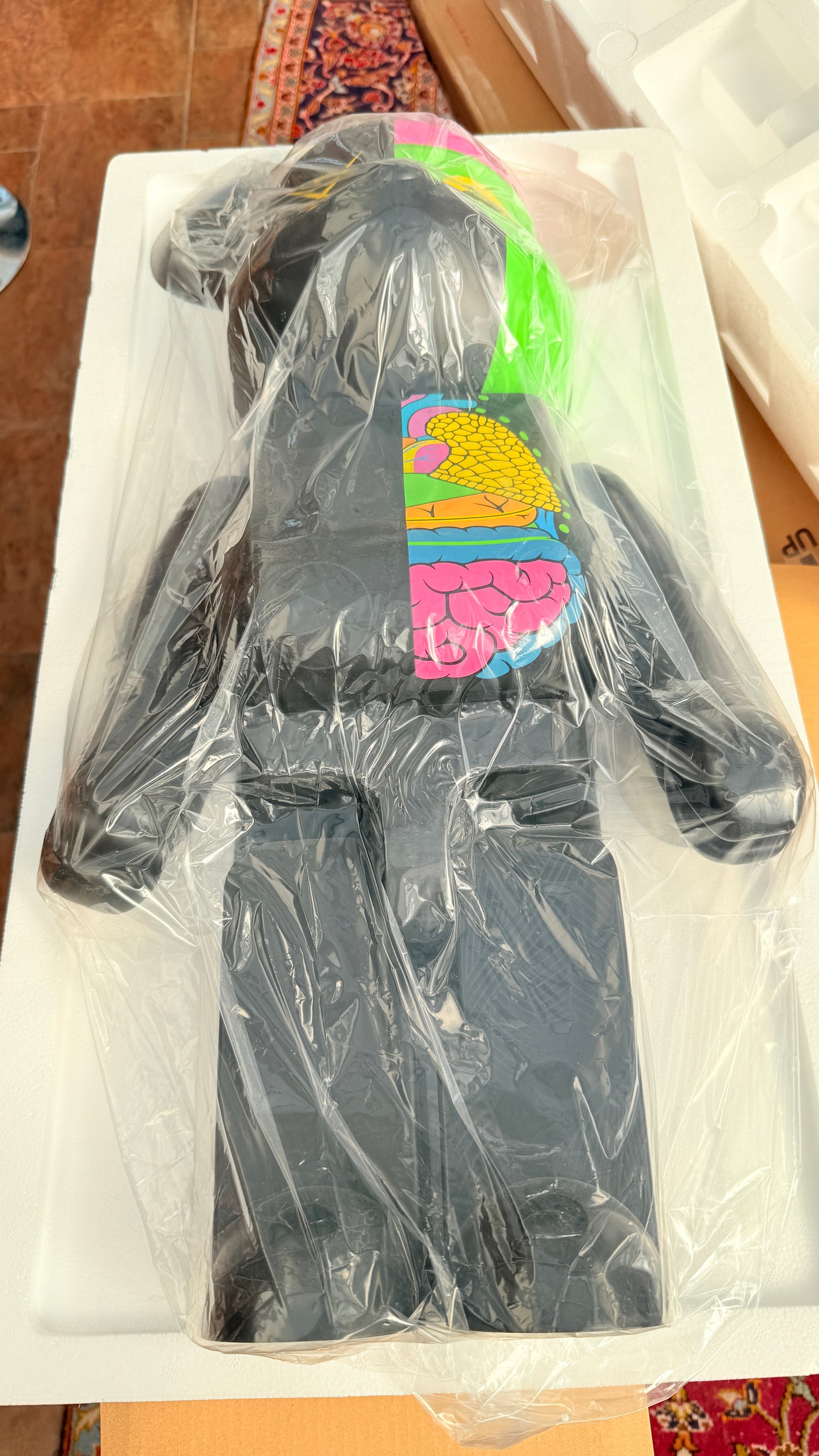 KAWS - BE@RBRICK Dissected Companion 1000% Black, 2008