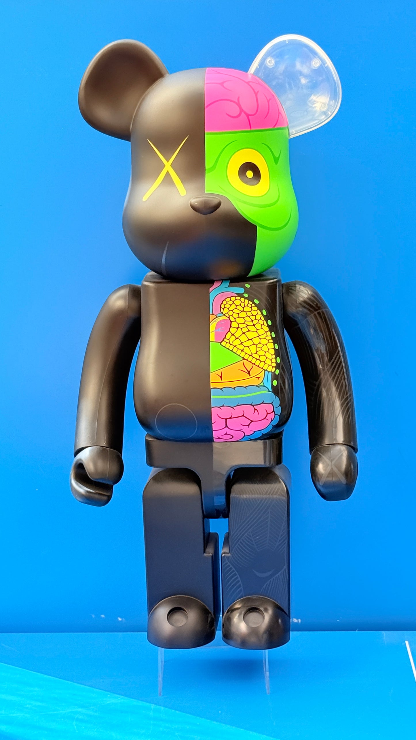 KAWS - BE@RBRICK Dissected Companion 1000% Black, 2008