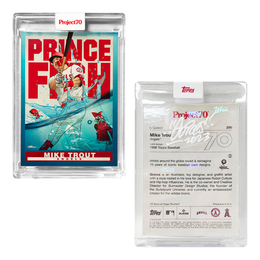 Topps Project70® Card 290 - 1998 Mike Trout Signed by Quiccs