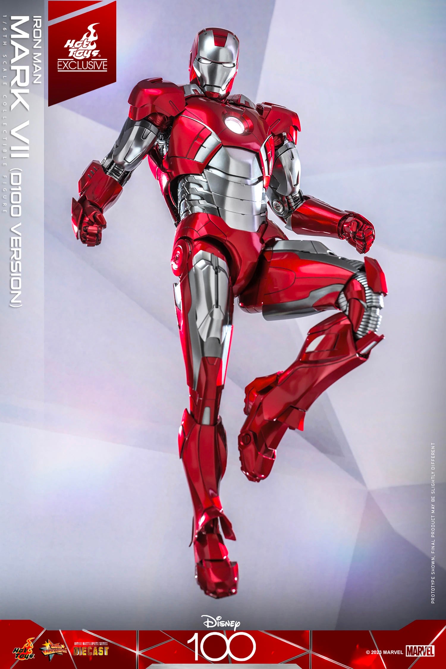 Hot Toys: Marvel - Iron Man Mark VII (D100 Version) Sixth Scale Figure