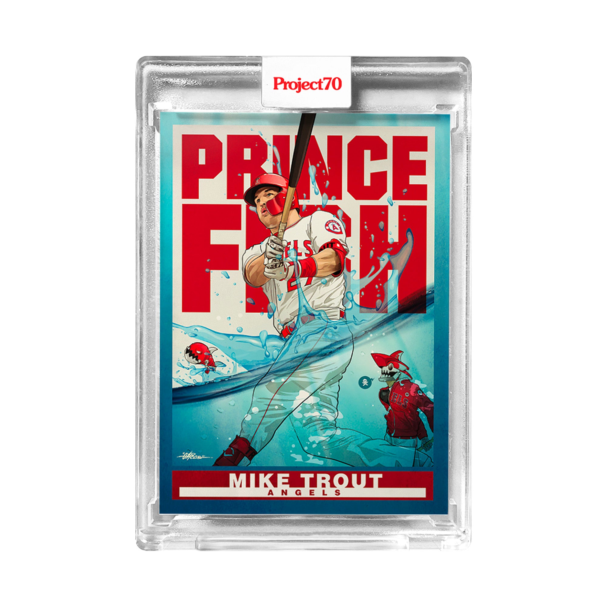 Mike Trout 2021 topps Project 70 #290 outlet Artist: Quiccs CSG 10 LA Angels