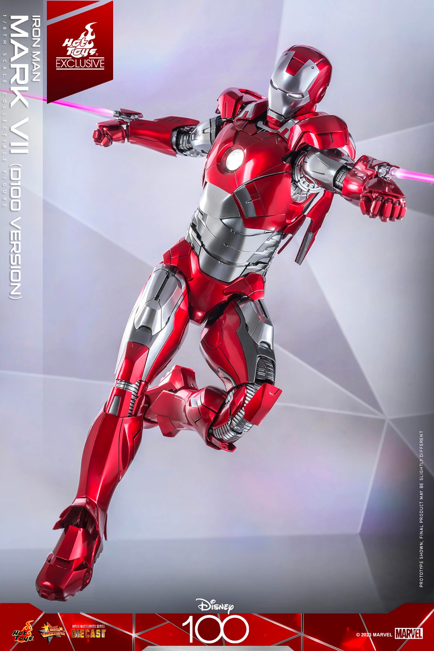 Hot Toys: Marvel - Iron Man Mark VII (D100 Version) Sixth Scale Figure