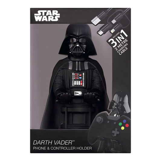 Star Wars Collectable Darth Vader 8" Tall Cable Guy Controller and Smartphone Stand