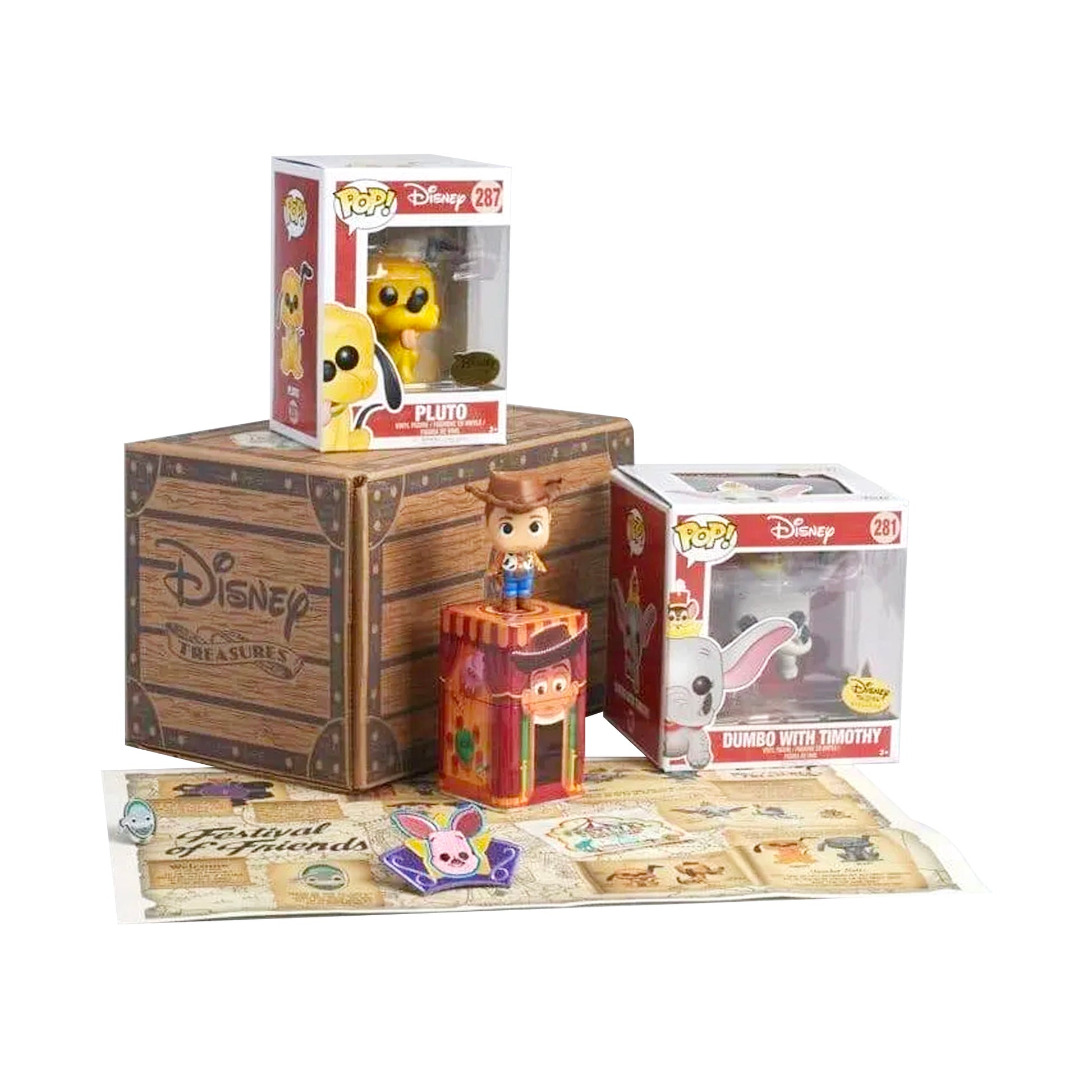 Pop and Set Pluto Disney: TOY Funko TOKYO – Treasure - Box Pop! Dumbo