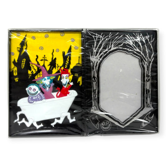 Sega The Nightmare Before Christmas Lock, Shock, Barrel Book Photo Frame 1999 Vintage