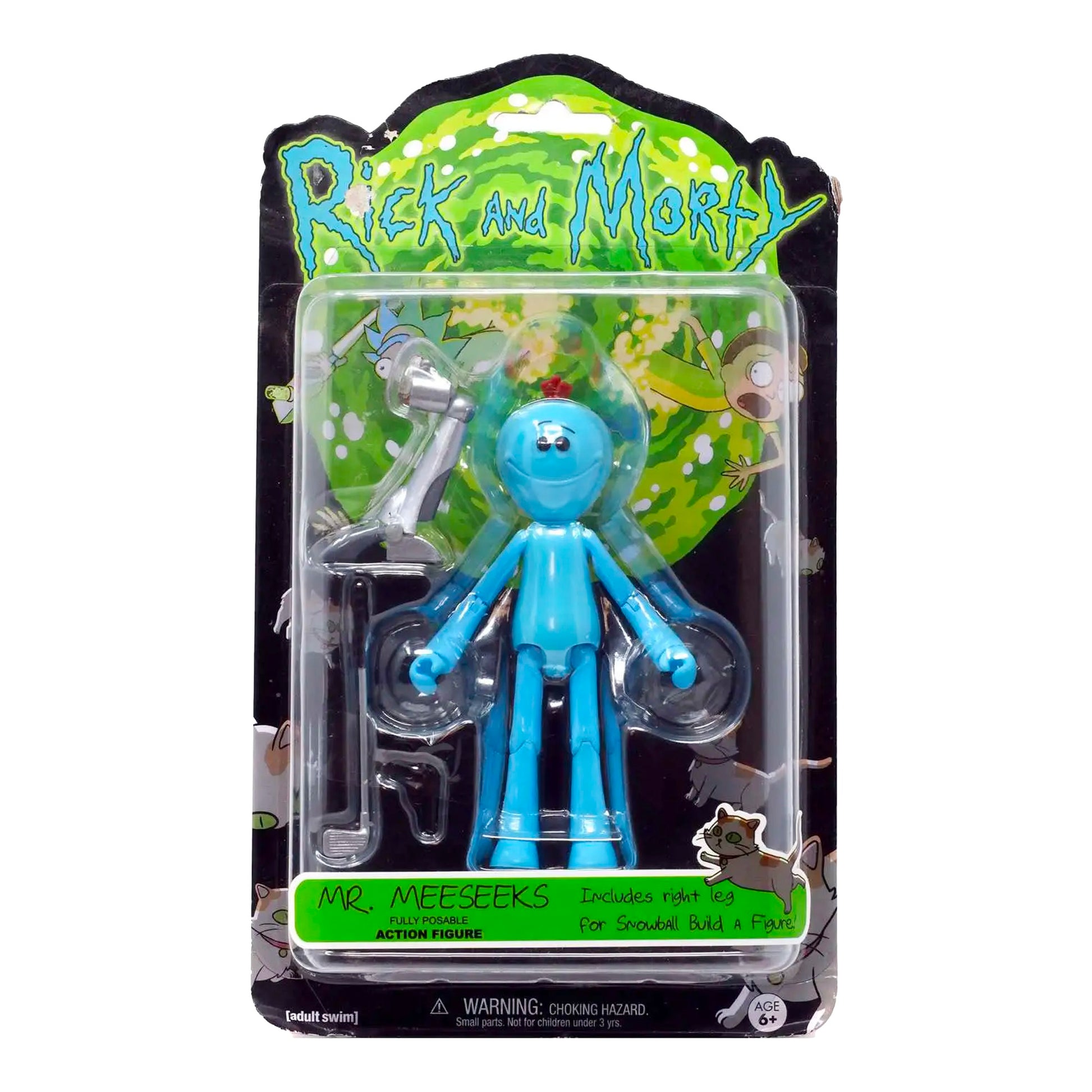 Funko: Rick & Morty - Mr. Meeseeks Action 5 Tall Figure [Build Snowball  Part]