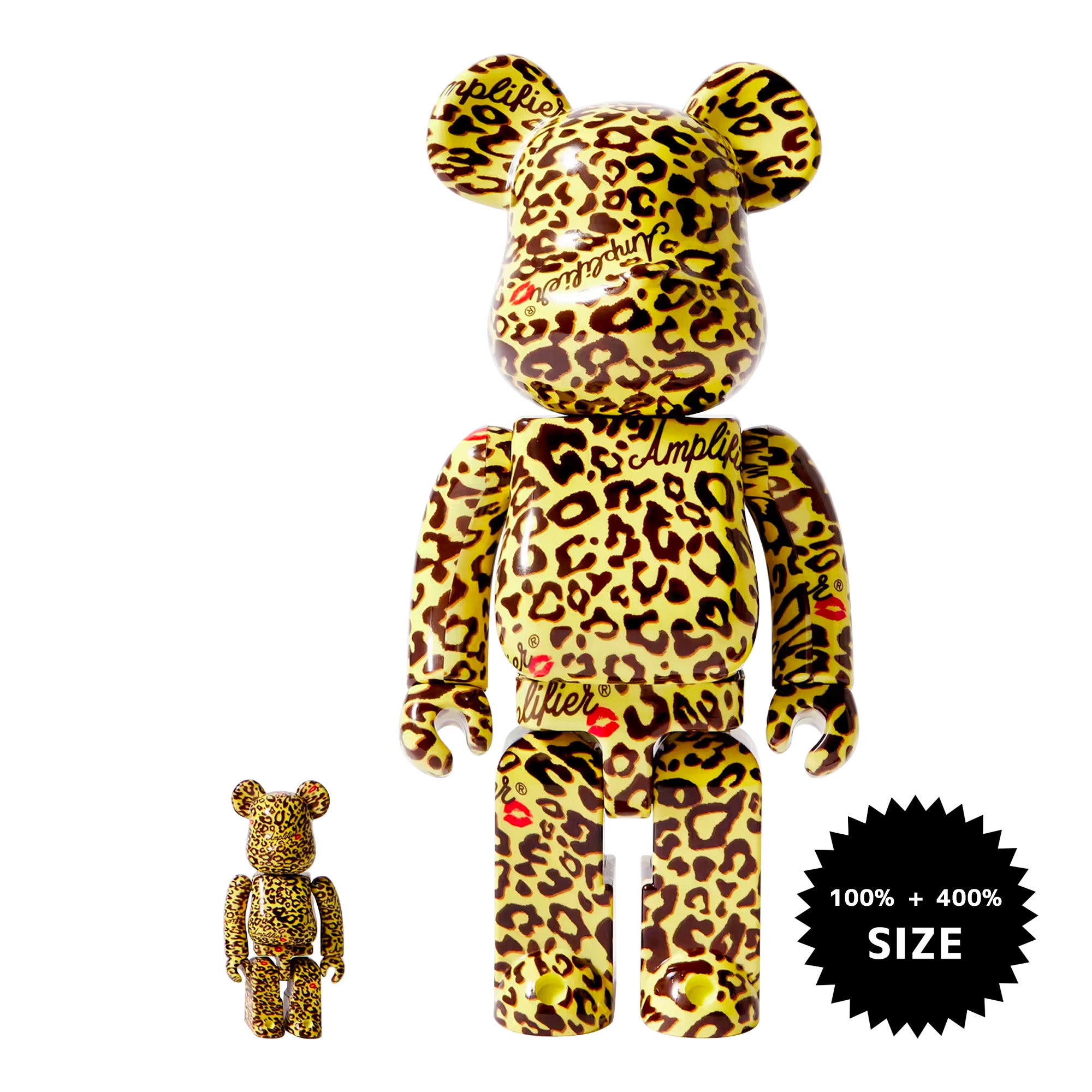 MEDICOM TOY: BE@RBRICK - Amplifier Yellow 100% u0026 400%