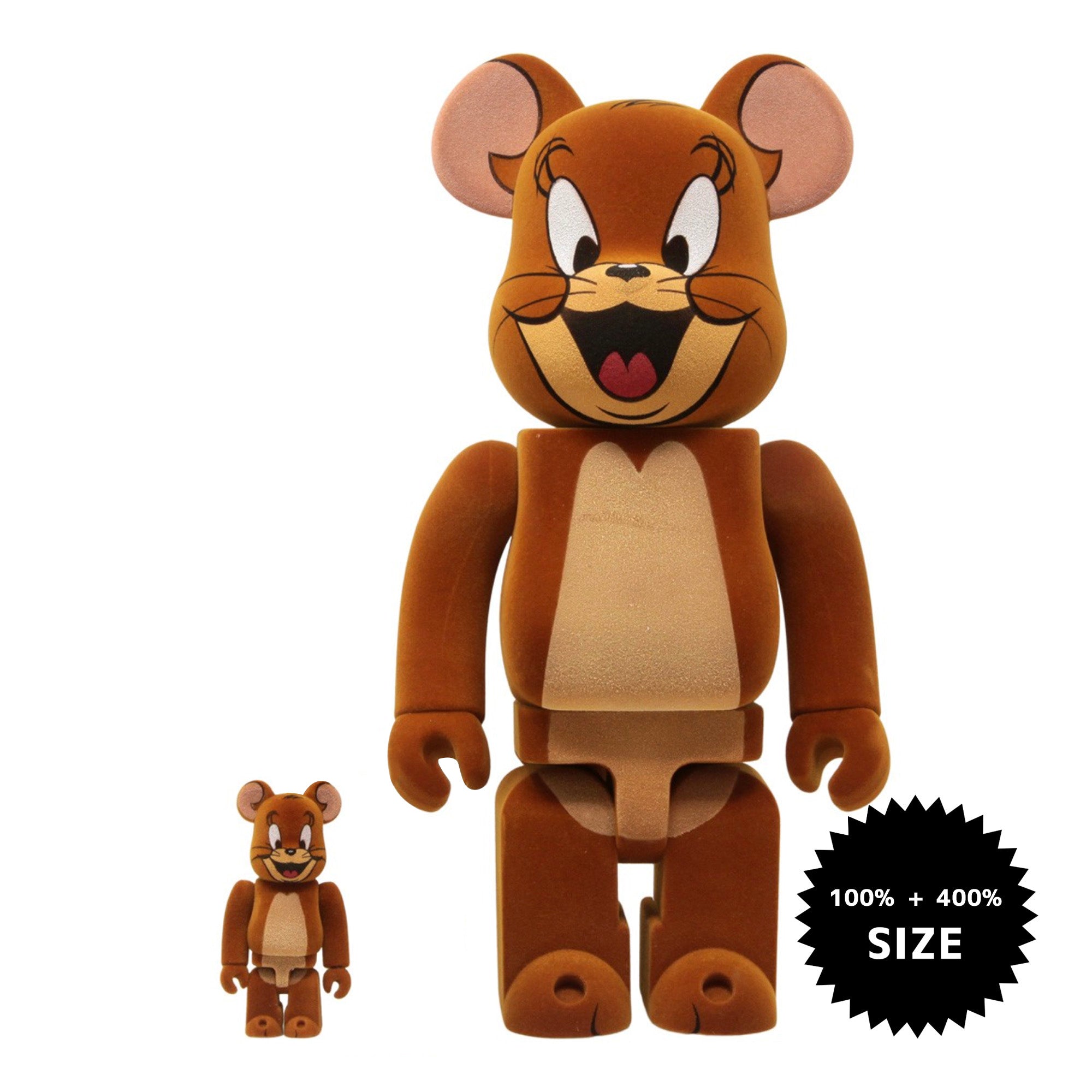 MEDICOM TOY: BE@RBRICK - Tom & Jerry - Jerry Flocky 100% & 400%