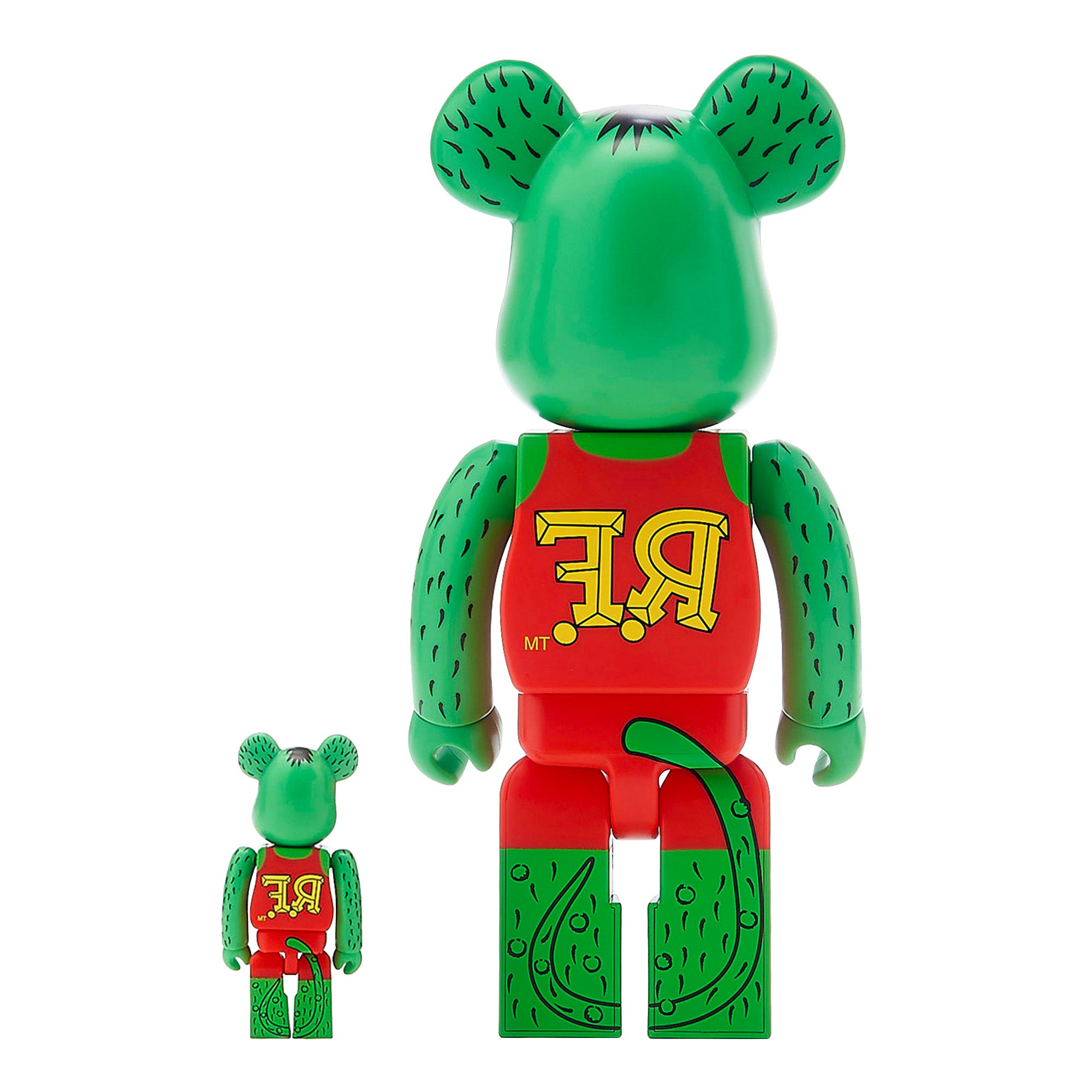 MEDICOM TOY: BE@RBRICK - Rat Fink 100% & 400%