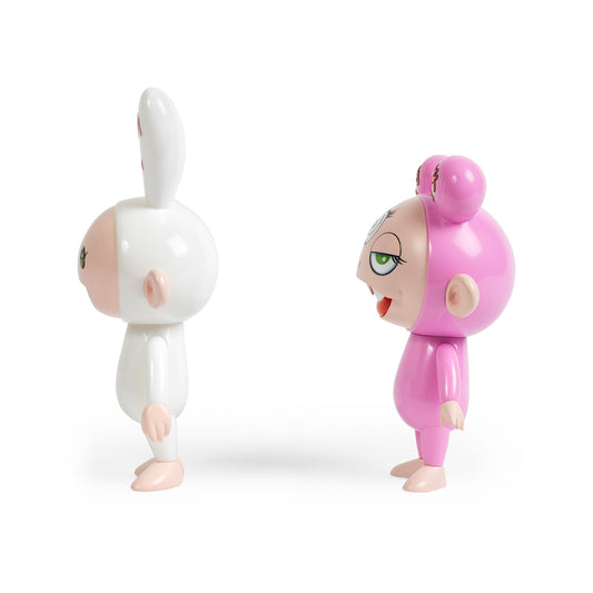 Takashi Murakami - KaiKai & KiKi Green Eyes Figure Set of 2, 2018