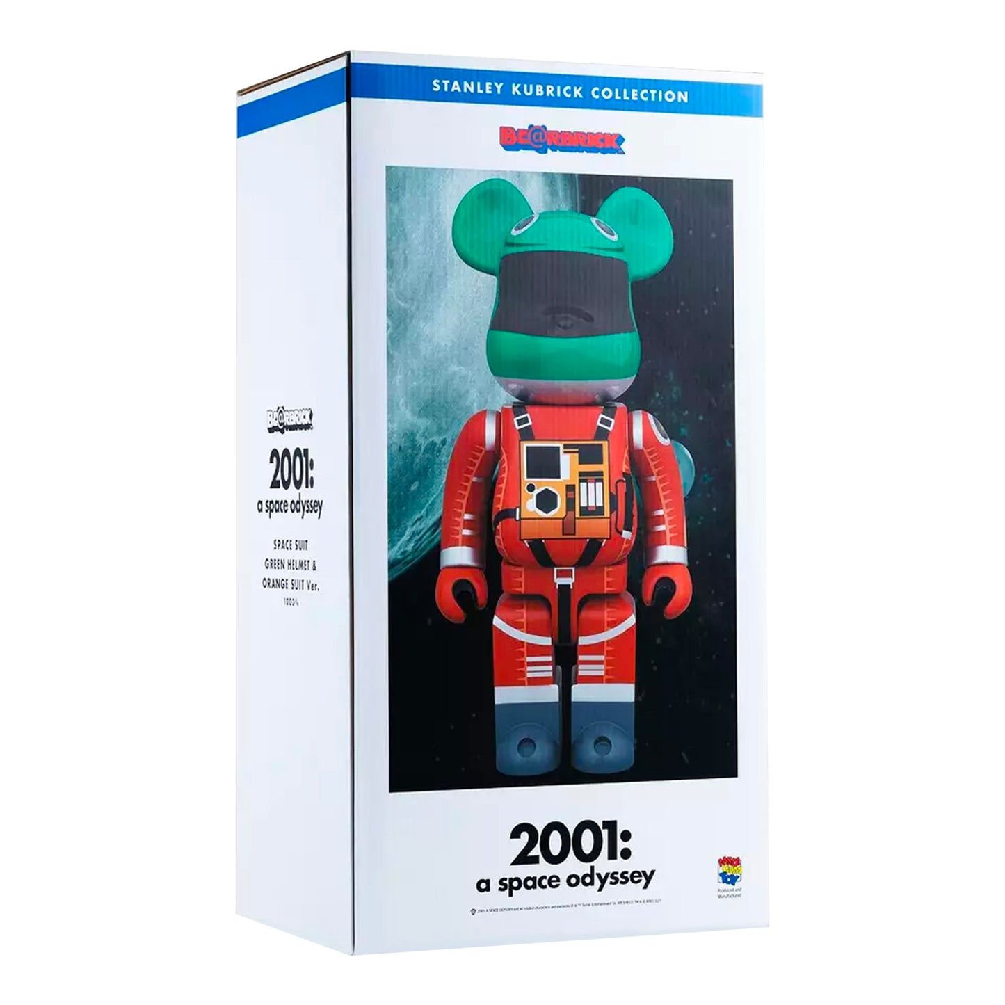 MEDICOM TOY: BE@RBRICK - 2001: Space Odyssey Green Helmet & Orange Suit 1000%