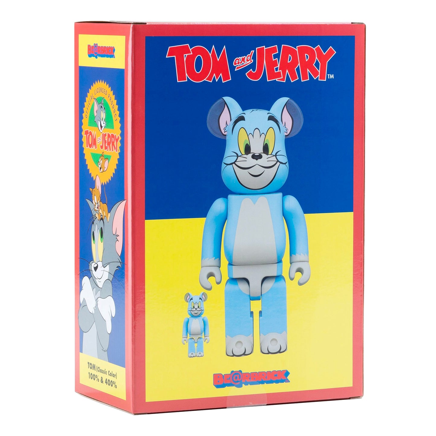MEDICOM TOY: BE@RBRICK - Tom and Jerry: Tom (Classic Color) 100% & 400%