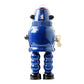 Yonezawa: Mechanical Moon Robot Blue Tin Toy Wind-Up Made in Japan