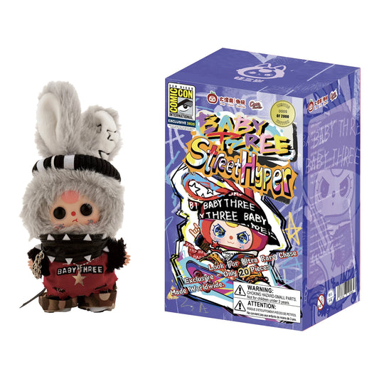 Baby Three "Street Hyper" Vinyl Plush "Purple" Blind Box SDCC 2025 Exclusive by UCC