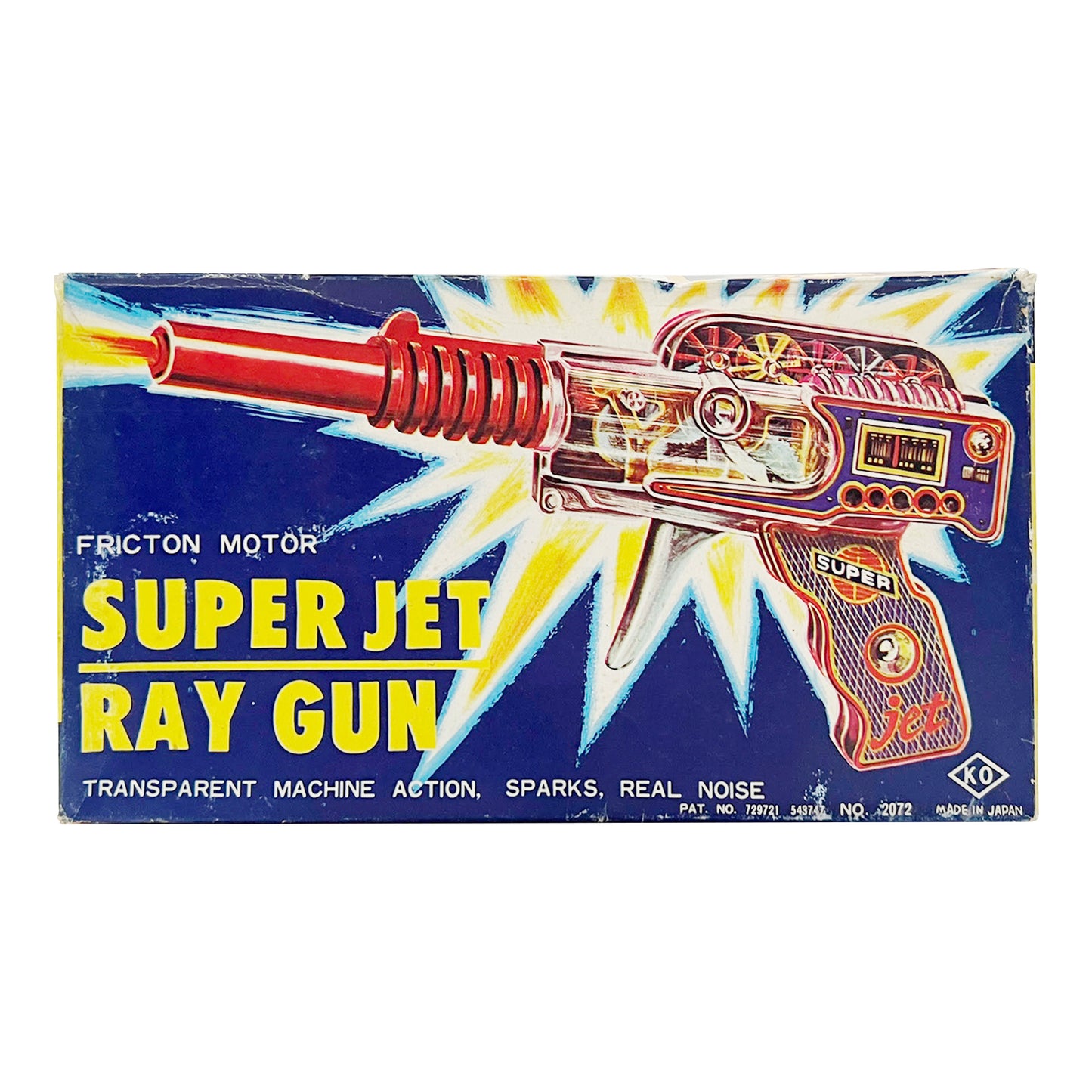 KO 1970 Super Jet Ray Gun 9.5" Made in Japan