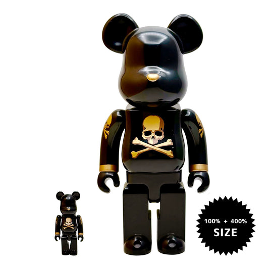 MEDICOM TOY: BE@RBRICK - Mastermind Japan Gold 100% & 400%