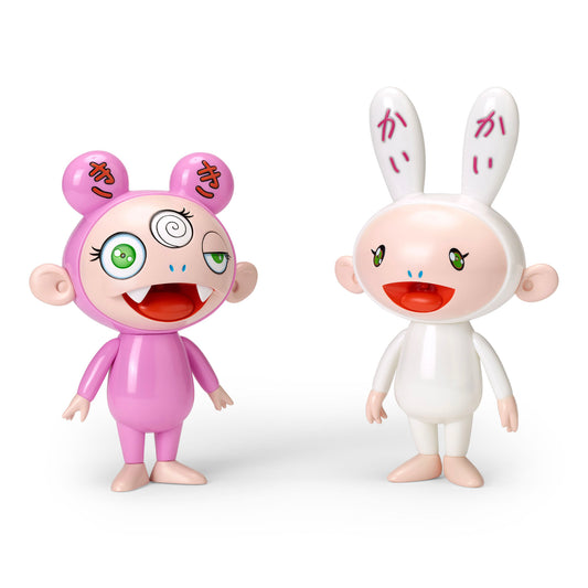 Takashi Murakami - KaiKai & KiKi Green Eyes Figure Set of 2, 2018