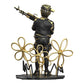 Mighty Jaxx: Brandalised - Crayon Shooter (La Gold Edition) 10" Tall Polystone Statue