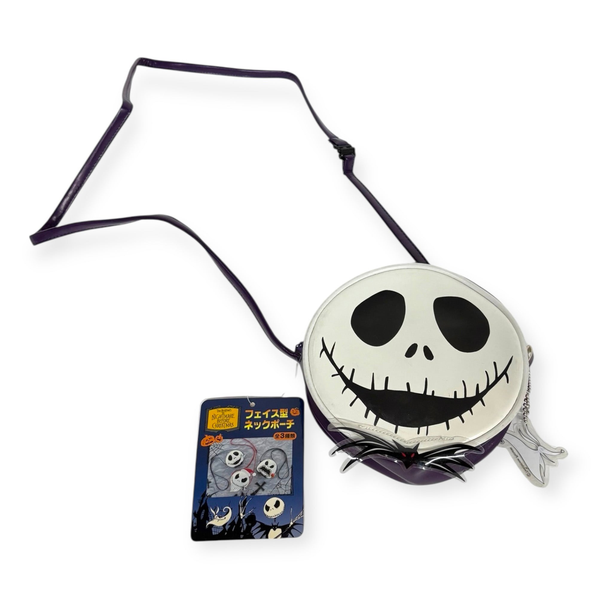 ꕤ︎︎ぽこぽんꕤ︎︎No.145フェザー with minibagチャーム·̩͙꒰ঌ The Nightmare Before Christmas Jack Skellington Crossbody Pouch