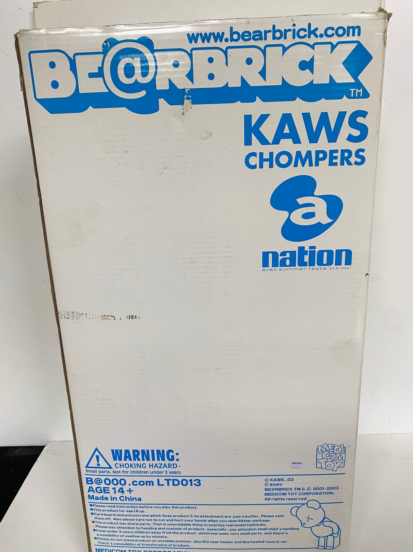 KAWS - BE@RBRICK Chomper 1000%