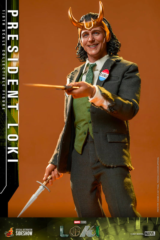 Hot Toys x Sideshow Collectibles: Marvel - President Loki Sixth Scale Figure