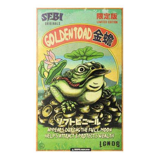 SFBI Originals x PopLife - Golden Toad 8" Tall Vinyl Figure