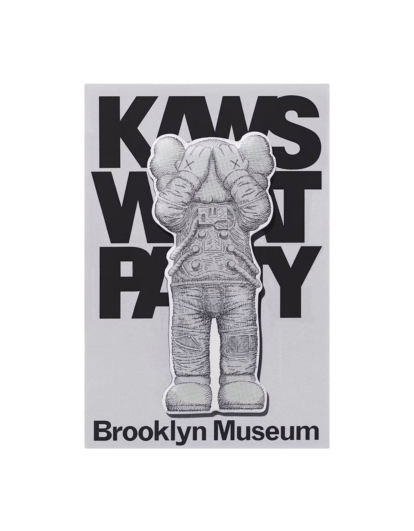 KAWS - Brooklyn Museum WHAT PARTY Space Magnet