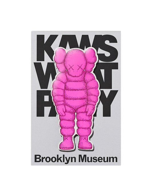KAWS - Brooklyn Museum WHAT PARTY Chum Pink Magnet